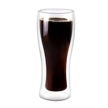 Epinox Isı Yalıtımlı Çift Katman Borosilikat Cam Belli Bardak 420 Ml Çkbb-420 Şeffaf