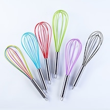 Dancemonkey Cbtx Silikon Yumurta Çırpıcı Ev Yumurta Mikseri Mutfak Aletleri Krem Pişirme Araçları, Renk: 10 İnç Renkli, Küçük Tasarım Çok Renkli