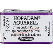 Schmincke : Horadam Aquarell Artist Sulu Boya : Tam Tablet : Seri 2 372 Quinacridone Purple