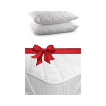 Alla Turca 2 Yastık Alezi + Çift Kişilik Kapitone Alez