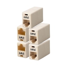 M14 5 Adet Rj45 Ethernet Kablo Birleştirici, Cat5 Cat5e Cat6 Uyumlu Dişi Dişi Lan Kablo Uzatma Aparatı