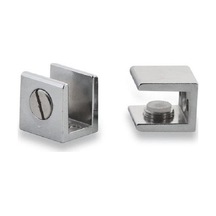 Köşeli Cam Raf Tutucu 10Mm - 4 Adet