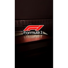 Formula1 F1 Dekoratif Aydınlatma Led Gece Lambası Çok Renkli