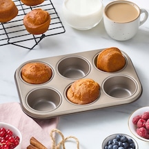Karaca Mocca 6'lı Muffin Kalıbı Mokka