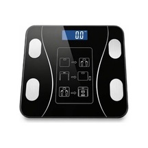 180 Kg Dijital Cam Baskül Elektronik Tartı Lcd Ekranlı Sıcaklık Göstergeli Hassas Vücut Tartısı
