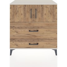 Hyperion Şifonyer 2 Raflı 2 Çekmeceli 2 Kapaklı 88x44x96 Aytaşı-çam Aytası