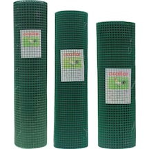 Pvc Kaplı Yeşil Puntalı Tel 1,50 Mt X25 Mt 'Lik (50X50 Mm Göz Ara