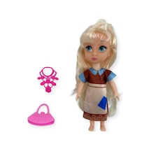 Aksesuarlı Mini Prenses Oyuncak Bebek 13 Cm 90459442