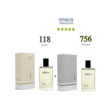 118 + 756 Kadın/erkek Parfüm Edp 50 Ml Floral/oriental - Mnms1187 Baharat