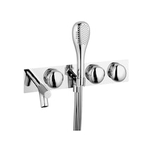 Vitra Istanbul A42848 Ankastre Banyo Bataryası Sıva Üstü Grubu Krom Vitra Istanbul A42848 Ankastre Banyo Bataryası Sıva Üstü Grubu Krom