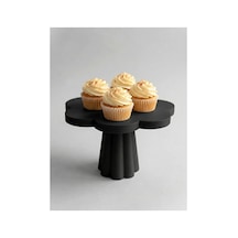 Ayaklı Stand Siyah Cupcake Standı Sunum Standı 17 Cm