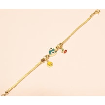 Altın Charm Çocuk Künyesi Guler1002696 Sarı Altın