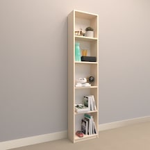Rafkestir Asya Suntalam Kitaplık ( 40 X 180 Cm ) Krem ( Mat )