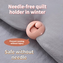 6 Adet Pembe-6 Adet/takım Yatak Çarşafı Klipleri Kaymaz Yorgan Battaniye Klipsi Yorgan Klips Daha Hızlı Klip Ev Gereçleri 47120141