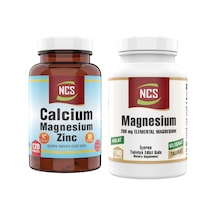 Ncs Magnezyum Elementleri 180 Tablet Kalsiyum Magnezyum Çinko Vit