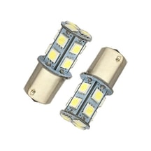 Tek Duy Düz Tırnak Led Ampul 13Smd 3W 12V Mavi Laam696