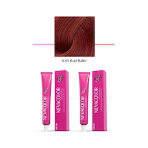 2 Li Set Premium 6.45 Kızıl Bakır - Kalıcı Saç Boyası 2 X 50 G Tüp