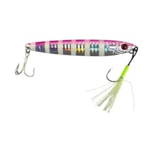 80gr Ağırlığında Pembe Zebra Glow Jig