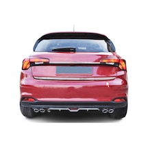 Fiat Egea HB Uyumlu 2016 Ve Üzeri Krom Bagaj Alt Çıtası Paslanmaz Çelik