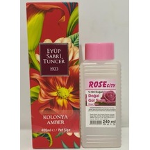 Eyüp Sabri Tuncer Amber 400Ml Kolonya Alana Rose City 240Ml Doğal