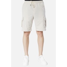 Beli Lastikli Kargo Cepli Standart Fit Bağcıklı Erkek Şort C360 001