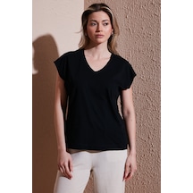 Fashion Friends Bayan Bluz 25y0540k1 Siyah Siyah