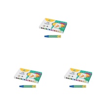 Pastel Boya, 12 Renk, 4280837002 3lü Paket Diğer