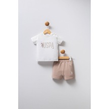 U.S. Polo Assn. Erkek Bebek Beyaz Takım 5274-47848 Beyaz