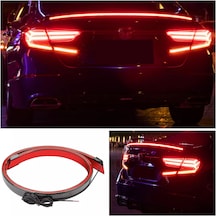 BAGAJ ÜSTÜ SPOİLER NEON LED IŞIKLI FLEXİ KARBON