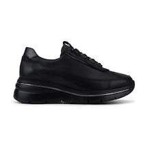 Tamer Tanca Kadın Hakiki Deri Siyah Sneakers & Spor Ayakkabı 298 3220 Bn Ayk Y26 Syh/antrasıt Bsk