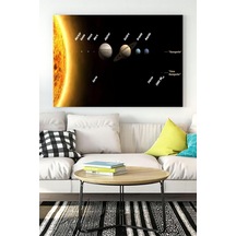 Pster16130 Güneş Sistemi Eğitim Kanvas Tablo 30 X 40