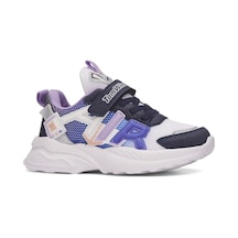 Günlük Unisex Çocuk Sneaker Lastik Bağcıklı Cırtlı Hafif Nefes Alabilen Spor Ayakkabı 080 Laci Beyaz - 11