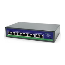 Novacom Nvc-hıf0820gbl-c 8+2 Port 10/100/1000 Gigabit Uplink Poe Switch