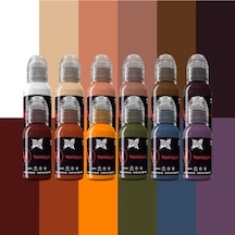 World Famous Ink Yomico Renaissance 12 Li Dövme Boyası Seti 1oz - 30ml
