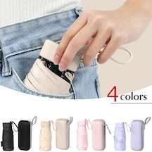 Katlanabilir Ultra Hafif Mini Şemsiye Siyah - Spot Satışlar Diğer