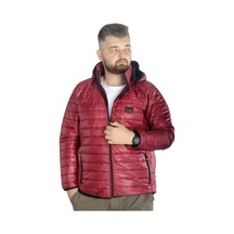 Mode Xl Büyük Beden Mont Kapitone Kapüşonlu 22602 Bordo 001