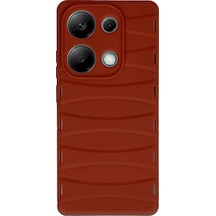 Xiaomi Redmi Note 13 Pro 4g Uyumlu Kılıf Bibercas Silikon Kapak - Kırmızı