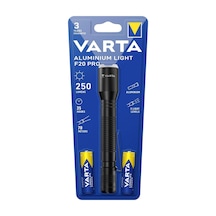Varta 16607 Alüminyum F20 Pro El Feneri Siyah