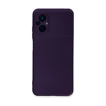 Xiaomi Poco M5 Kılıf Nano İçi Kadife Silikon - Mor 0.2M-Çok Renkli
