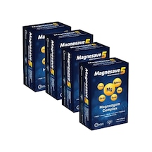 Magnesave5 Magnezyum Complex 4 x 60 Kapsül