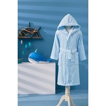 Özdilek Marine Çocuk Boy Mavi Bornoz 7-8 Yaş