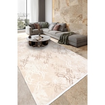 Youdayhomecollection Gaspina-vizon/kahve - Salon, Oturma Odası Ve Koridor Halısı-robot Süpürgeye Uyumlu-kolay Temizlenebilir - 80x150 Çok Renkli