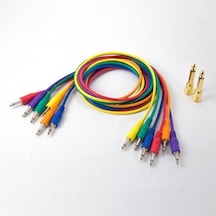 Korg Sq-cable-6 Enstrüman Kablosu 6'lı Renkli Patch Kablosu Seti
