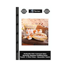 Fikir Yumuşak Doku Oyuncak Saklama Pudding Peluş Yastık - 8 Mini Peluş - Oyuncaklı Yastık Diğer