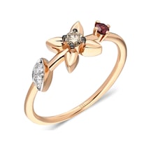 Siramücevherat Papatyalı Yüzük - Rose