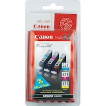 Canon CLI-521 Mürekkep Kartuşu 3'lü