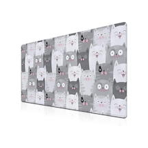Gaming Oyuncu Xl Mouse Pad Kaydırmaz Dikişli 80 30 Cm Mousepad 48