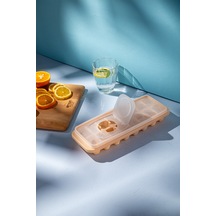 Emsan Rustik Plastik Buz Kalıbı 10x20 Cm Pembe