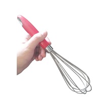 Kalın Telli, Kalın Saplı Çırpıcı 31 Cm Kırmızı Metal Diğer