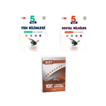 2027 Limit 5. Sınıf Etkinlikli Fen Bilimleri + Sosyal Bilgiler Soru + Anla Kazan Paragraf Deneme 3'lü Set